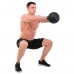 Гиря-дзвін чавунна пофарбована Ball Bell LiveUp 16кг, чорний, код: LP8047-35LB-S52