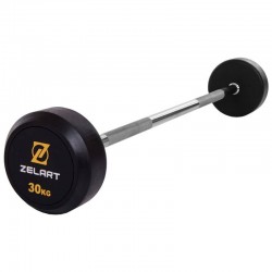 Штанга фіксована пряма обрезиненная Zelart Rubber Coated Barbell 30 кг, код: TA-2685-30-S52 Штанга фіксована пряма обрезиненная Zelart Rubber Coated Barbell 30 кг, код: TA-2685-30-S52