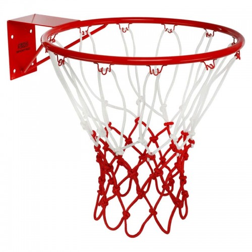 Сітка баскетбольна Fox 2 шт, білий-червоний, код: C-8996 Сітка баскетбольна Fox 2 шт, білий-червоний, код: C-8996