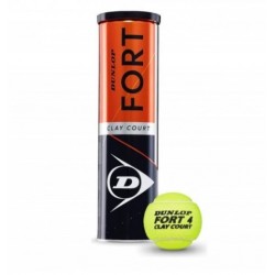 М"ячі для тенісу Dunlop Fort clay Court 4B, код: 045566167651