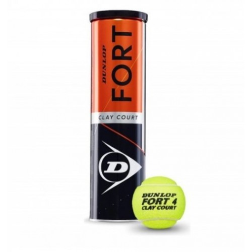 М"ячі для тенісу Dunlop Fort clay Court 4B, код: 045566167651 М"ячі для тенісу Dunlop Fort clay Court 4B, код: 045566167651
