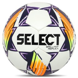 М"яч футбольний дитячий Select Brillant V24 №5, білий-фіолетовий, код: BRILLANT-REP-5WV