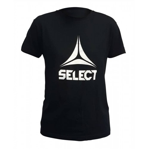 Футболка чоловіча Select T-shirt Basic With Big Select Logo 3XL, чорний, код: 5703543251490