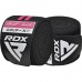 Бинти на коліна RDX Gym Knee Wrap R11, чорний-рожевий, код: WAH-KR11BP
