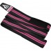 Бинти на коліна RDX Gym Knee Wrap R11, чорний-рожевий, код: WAH-KR11BP