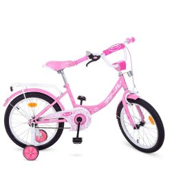 Велосипед дитячий Profi Kids Princess d=18, рожевий, код: Y1811-MP
