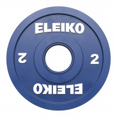 Диск олімпійський обгумований Eleiko IWF FG 2 кг, синій, код: 121-0020F-IA
