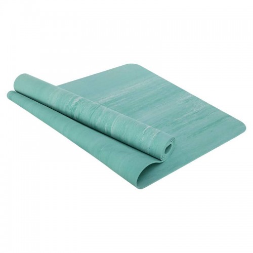 Килимок для йоги Record резина 1830x680x4 мм, бірюзовий, код: FI-3868_T
