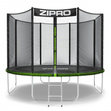 Садовий батут Zipro Jump Pro з вуличною сіткою 10FT 312 см, зелений-чорний, код: M-1600651-IN