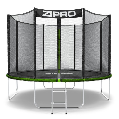 Садовий батут Zipro Jump Pro з вуличною сіткою 10FT 312 см, зелений-чорний, код: M-1600651-IN