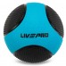 М"яч медичний медбол Medicine Ball LiveUp 4 кг, чорний-синій, код: LP8112-4