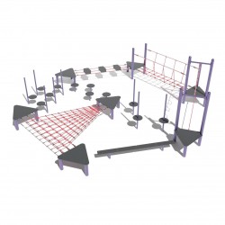 Канатний комплекс Miros 6610х6590х1750 мм, код: LK225