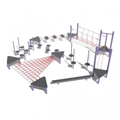 Канатний комплекс Miros 6610х6590х1750 мм, код: LK225