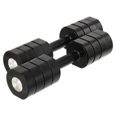 Гантелі розбірні Zelart сталеві ABS покриття, 2х4кг, чорний, код: TA-7787-8