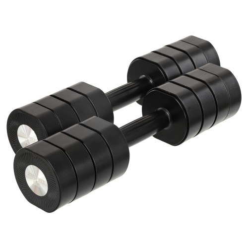 Гантелі розбірні Zelart сталеві ABS покриття, 2х4кг, чорний, код: TA-7787-8