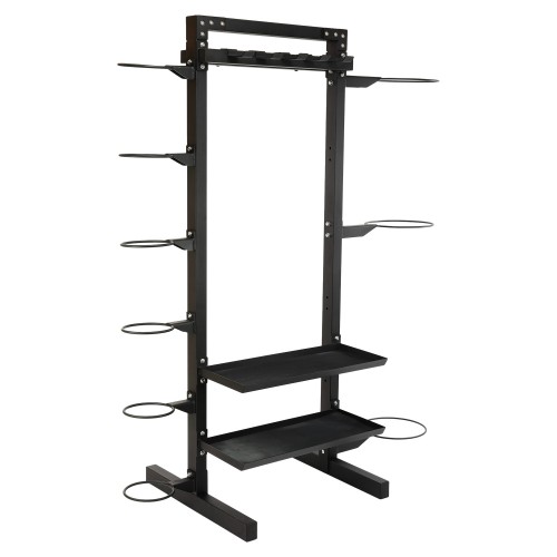 Стелаж модульний для інвентаря кросфіт LiveUp 1565x766x1974 мм, чорний, код: LP8897 Стелаж модульний для інвентаря кросфіт LiveUp 1565x766x1974 мм, чорний, код: LP8897