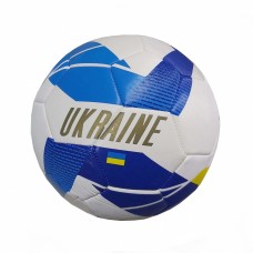 М"яч футбольний SNS FT-E30 №5, білий-синій, код: 21010-SNS