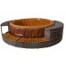 Джакузі-SPA надувне Thunder Mocha 6-місне + сірі меблі з ротанга – 8 шт, код: Mocha-FULL-GRAY-IN
