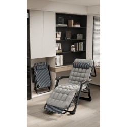 Розкладне крісло шезлонг садовий із подушкою WCG 1780х660х980 мм, код: FCB-S01PP-IF Розкладне крісло шезлонг садовий із подушкою WCG 1780х660х980 мм, код: FCB-S01PP-IF