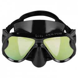 Маска для плавання з дзеркальними стеклами Dolvor чорний, код: М6203DSM Маска для плавання з дзеркальними стеклами Dolvor чорний, код: М6203DSM