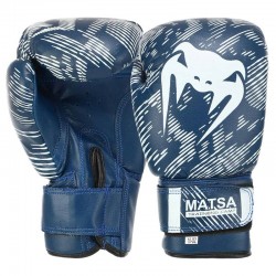 Рукавички боксерські Matsa Юніор 12 унції, синій, код: MA-0033_12BL