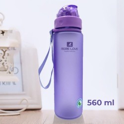 Пляшка для води Casno 560 мл, фіолетова, код: MX-5029_Purple