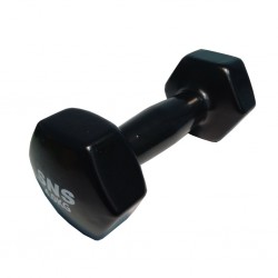 Гантель вінілова SNS 1х4 кг, чорний, код: 12352-SNS
