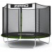 Садовий батут Zipro Jump Pro із зовнішньою сіткою 8FT 252 см, зелений-чорний, код: M-979602-IN