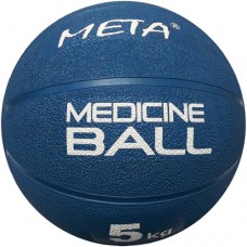 Медбол Meta Colour Medicine Ball d-27 см, 5 кг, синій, код: 080101514569