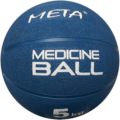 Медбол Meta Colour Medicine Ball d-27 см, 5 кг, синій, код: 080101514569