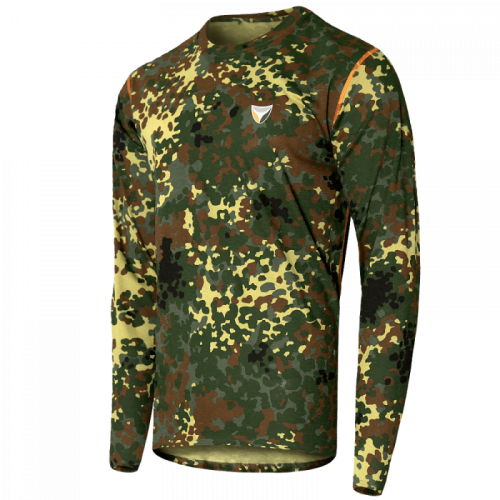 Лонгслів Camotec Basic 2.0 Cotton Flecktarn, розмір M, камуфляж, код: 2972900099447