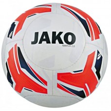 М"яч футбольний Jako Match 2.0 №5, білий, код: 4059562239447
