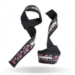 Лямки для тяги MadMax Camo Power Wrist Straps Camo/Pink, код: MFA-275-PNK-U