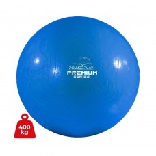 М"яч для фітнесу укріплений PowerPlay Premium 65см + насос, код: PP_4000_65cm_Blue