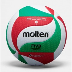 М"яч волейбольний Molten V5M5000 білий-зелений-червоний, код: 4905741796020