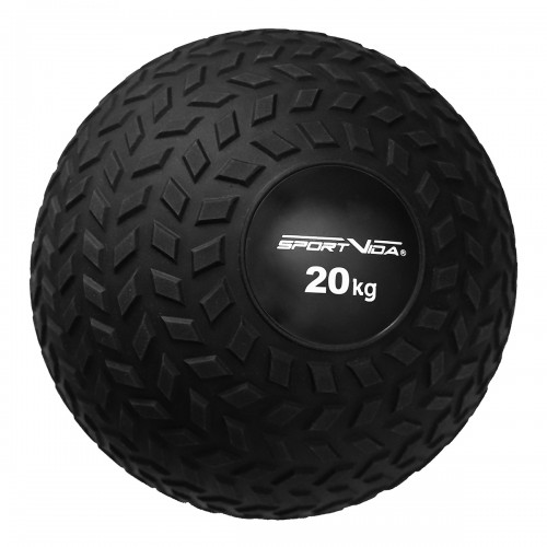 Слембол (медичний м"яч) для кросфіту SportVida Slam Ball 20 кг Black, код: SV-HK0370 Слембол (медичний м"яч) для кросфіту SportVida Slam Ball 20 кг Black, код: SV-HK0370