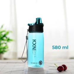 Пляшка для води Casno 580 мл, блакитна, код: KXN-1179_Blue