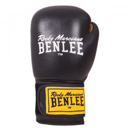 Рукавиці боксерські Benlee Evans 16oz шкіра, чорні, код: 199117 (blk) 16oz