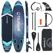 Надувна SUP дошка з веслом T12 Tsunami Pro 350 см, код: P-5905973405607