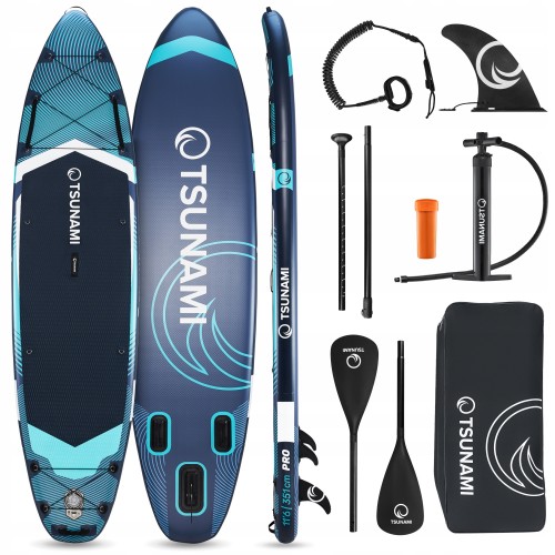 Надувна SUP дошка з веслом T12 Tsunami Pro 350 см, код: P-5905973405607