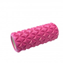 Масажний валик Кристал SNS EVAZS10-33-rose red 33 см, рожевий, код: 11050-SNS Масажний валик Кристал SNS EVAZS10-33-rose red 33 см, рожевий, код: 11050-SNS