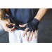Бинти для боксу PowerPlay Lycra (спандекс), 4,5 м, чорний, код: PP_3047_4,5m_Black