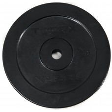 Диск для штанг і гантелей Toorx (DGG-1) 1 кг, 25 мм, чорний, код: 931404-SVA