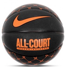М"яч баскетбольний Nike Everyday All Court 8P Graphic Deflated №7, чорний-помаранчевий, код: 887791810724 М"яч баскетбольний Nike Everyday All Court 8P Graphic Deflated №7, чорний-помаранчевий, код: 887791810724