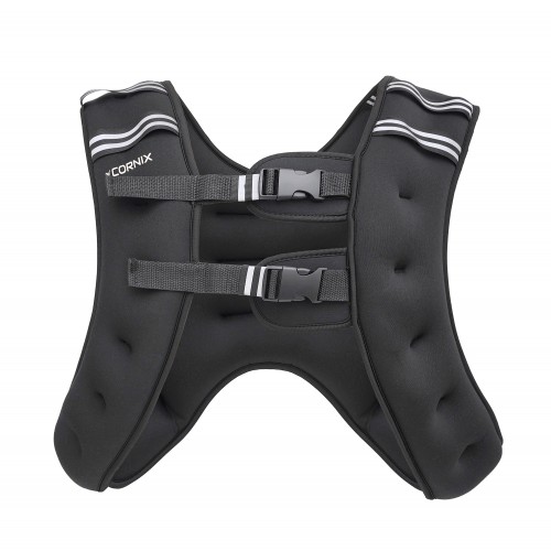 Жилет-обважнювач для тренувань Cornix Weight Vest 5 кг, чорний, код: XR-0343