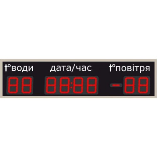 Табло для басейну LedPlay (1000х250), код: CHB1002