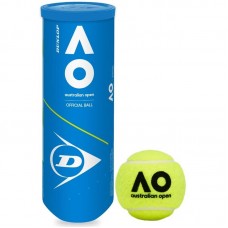 М"яч тенісний Dunlop Australian Open, 3 шт., код: 601354-WS М"яч тенісний Dunlop Australian Open, 3 шт., код: 601354-WS