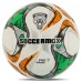 М"яч футбольний професійний Soccermax №5 PU, білий-зелений, код: FB-4069