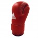 Рукавички напівконтакт Adidas Open Hand Semi-Contact Gloves з ліцензією Wako, розмір S, червоний, код: 15561-953