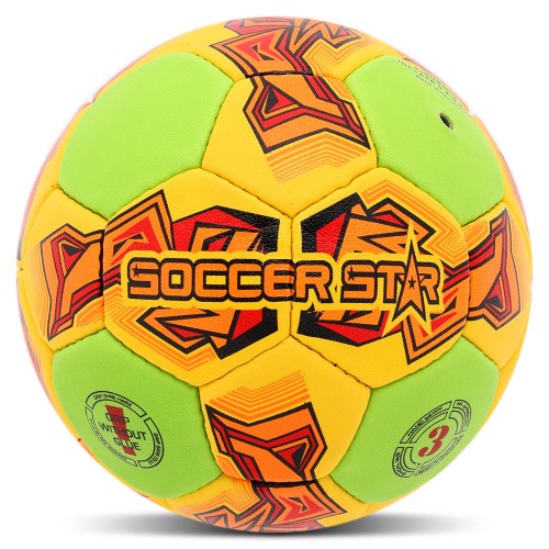 М"яч гандбольний Soccer Star №3, жовтий-салатовий, код: HB-4531-3-S52